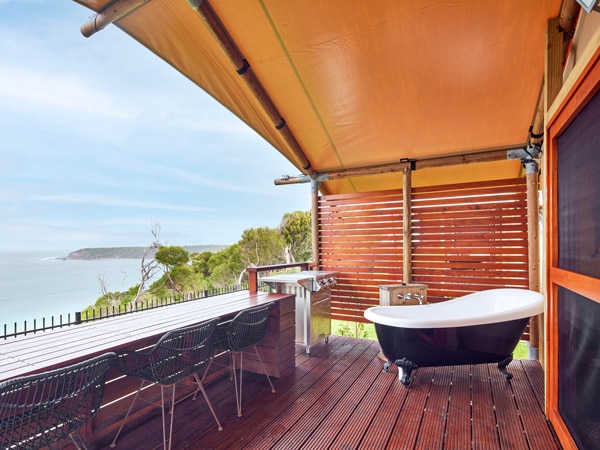 a bathtub at NRMA Merimbula Beach Holiday Resort