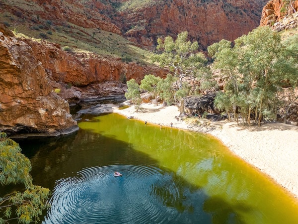 the Kwartatuma (Ormiston Gorge) Water Hole, Tjorita / West MacDonnell National Park, NT