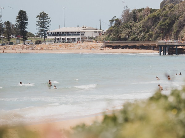 a scenic beach near Terrigal Pavilion