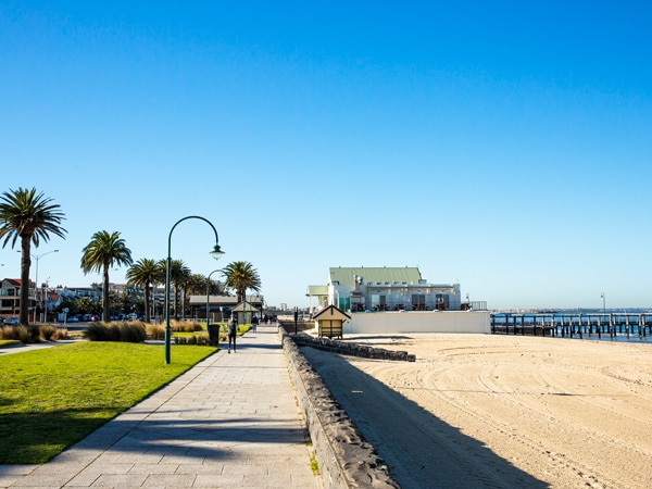 Port Melbourne on a sunny day