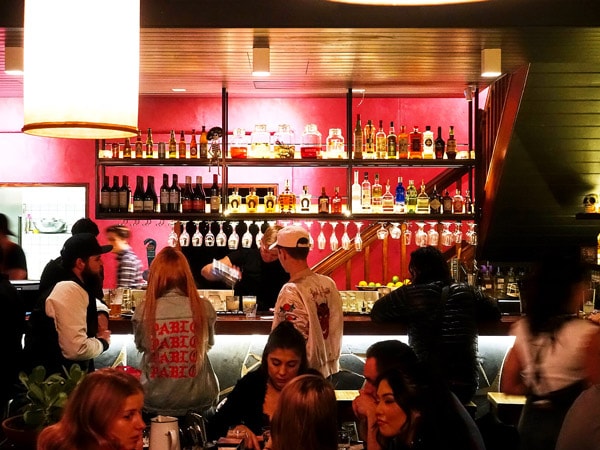 the bar at Radio Mexico, St Kilda