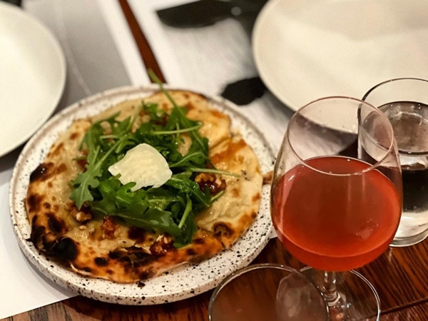 food and drinks on the table at Southall, St Kilda