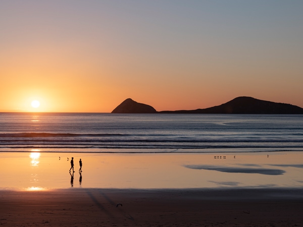 sunset in the Whisky Bay Wilsons Promontory National Park