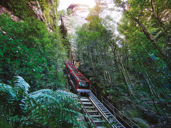 Scenic World in Katoomba, Blue Mountains, NSW