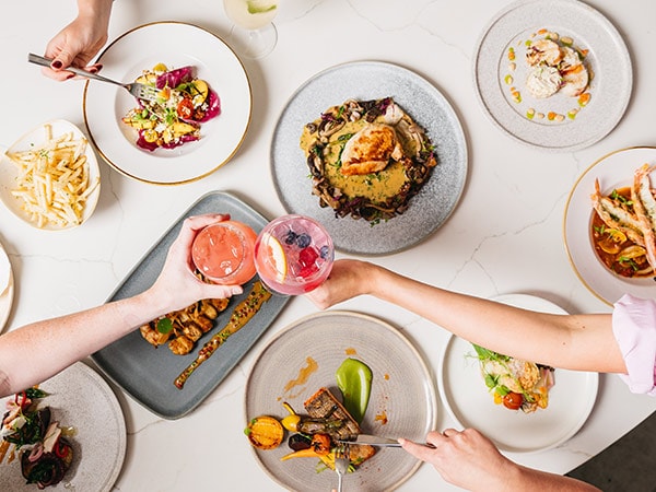 Bistro Manly food, Manly Pacific