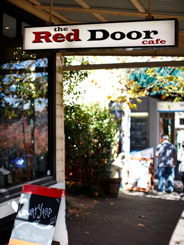 the Red Door Cafe in Leura