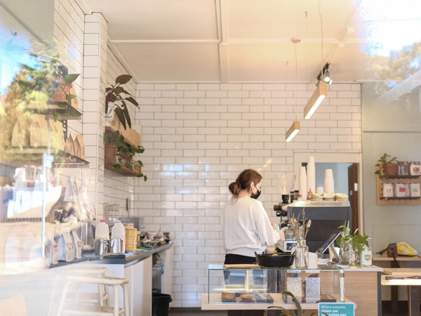 the cafe interior of Cassiopeia, Katoomba