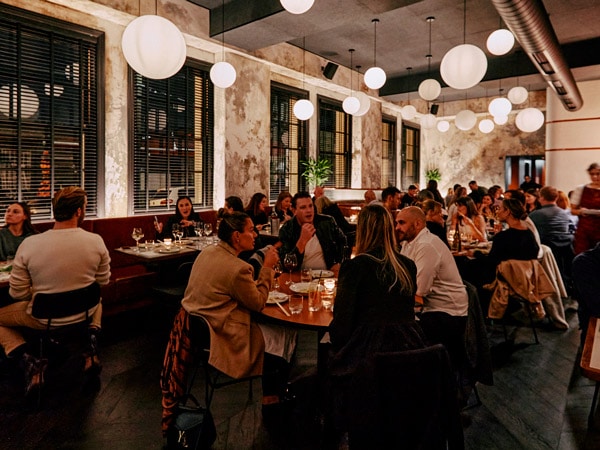 people dining at Moonhouse