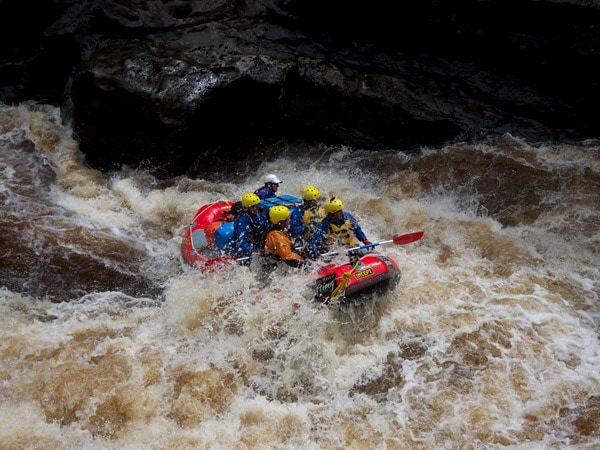 rafting the Franklin River, Tas