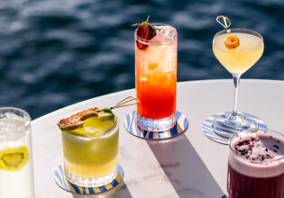 cocktails at Pier Bar at Pier One Sydney Harbour