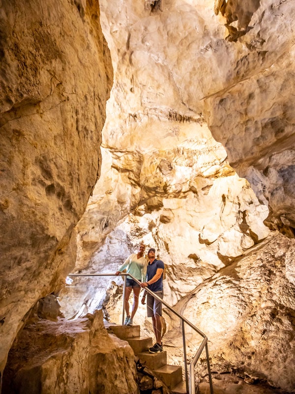exploring Jenolan Caves in the Blue Mountains