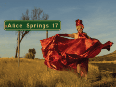 Festival event, fabALICE, Alice Springs, Northern Territory, Australia