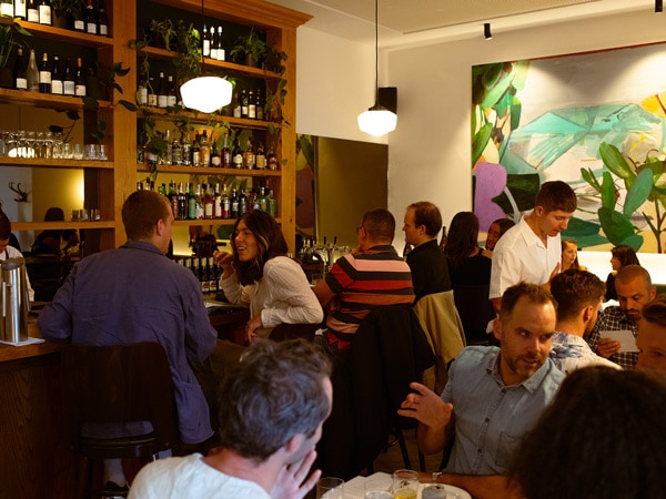 people dining inside Alta Trattoria