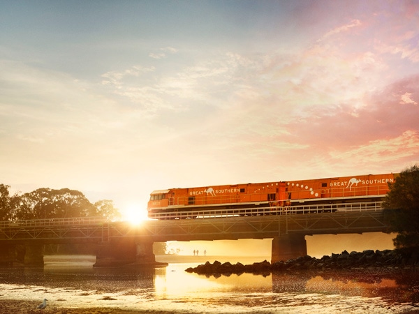 The Great Southern passing through Boambee Creek