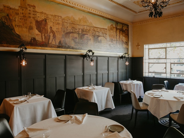 the mural room at Grossi Florentino, Melbourne CBD