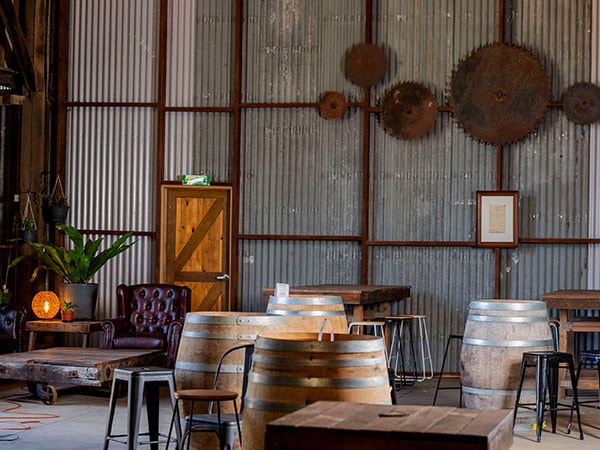 Narrow Tracks Distillery decor