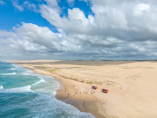 Port Stephens 4WD Tours on Stockton Beach