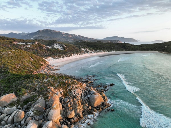 Squeaky Beach in Wilsons Promontory National Park in Western Australia