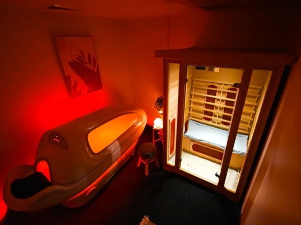 the float therapy at Zen Den Day Spa