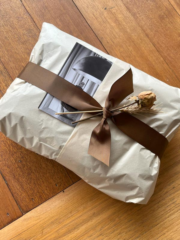 Goods wrapped for sale at Before March