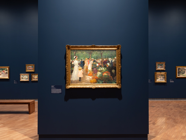 Ethel Carrick, installation view, National Gallery of Australia, Kamberri/Canberra, 2024