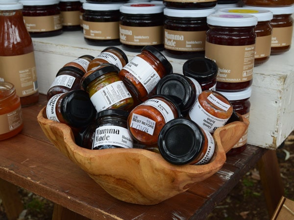 Homemade condiments at Gasworks Farmers Markets in Melbourne. (Image: Eduard Ingles)