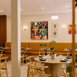 the dining interior of Humbug, Newcastle