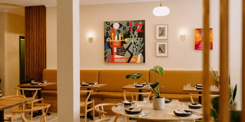 the dining interior of Humbug, Newcastle