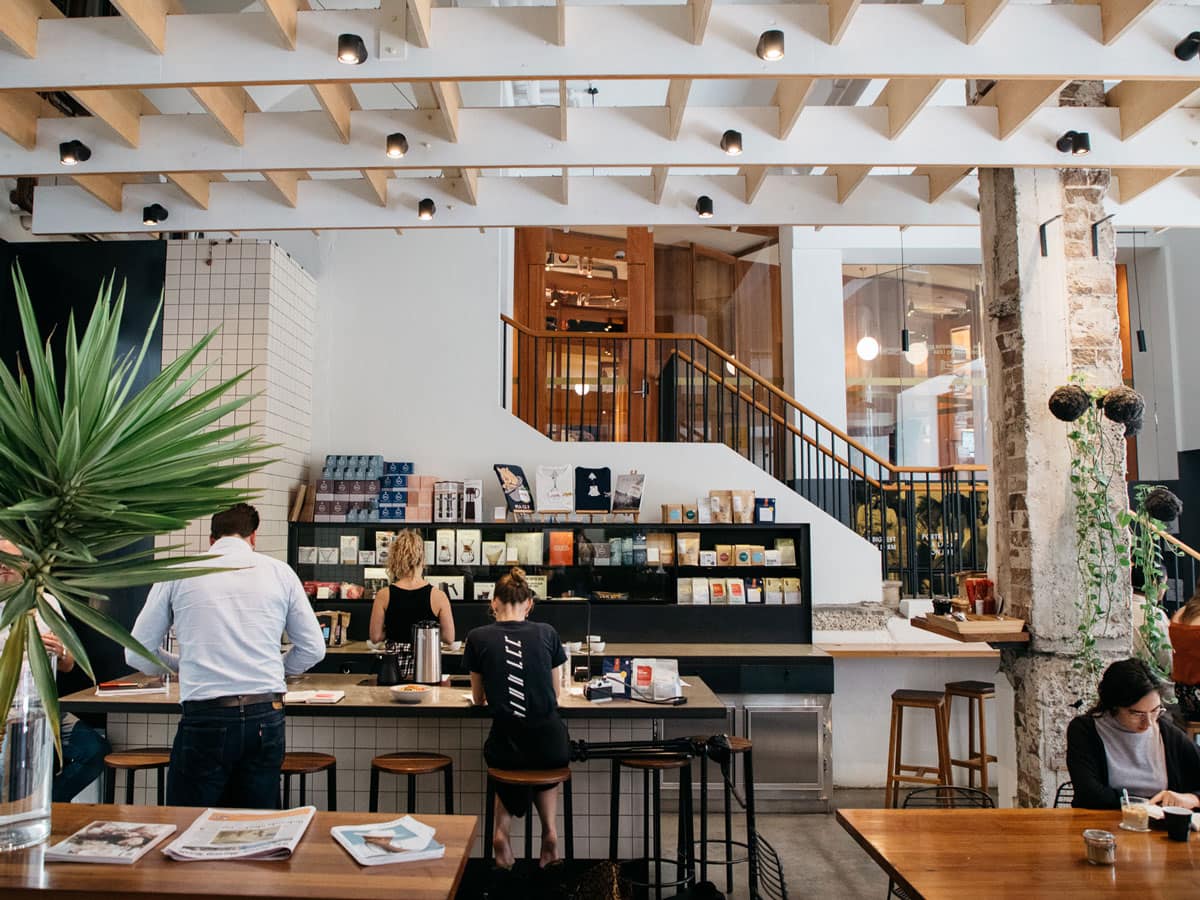 the cafe interior at Paramount Coffee Project, Surry Hills