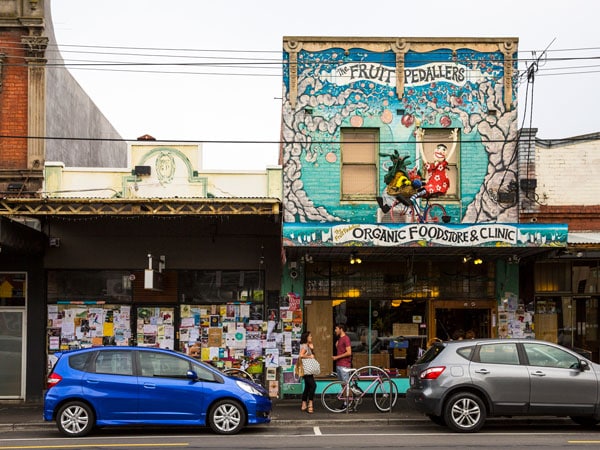 Scenes from High Street in Northcote Melbourne