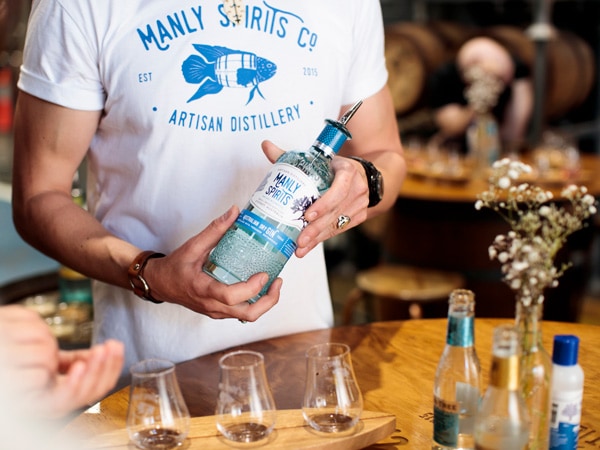 a gin distillery tour and tasting experience at ManlySpirits Co. Distillery, Brookvale