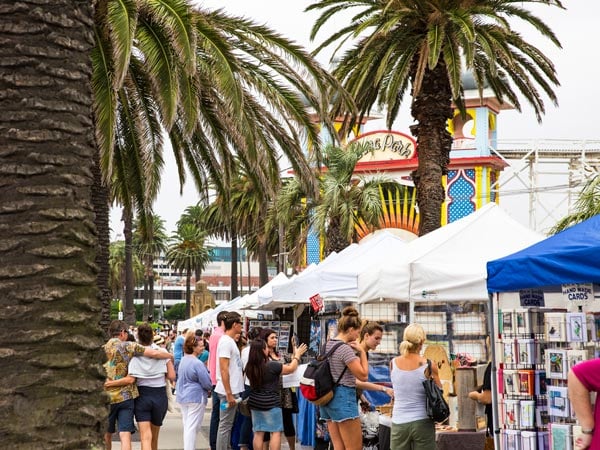 Luna Park and St Kilda markets