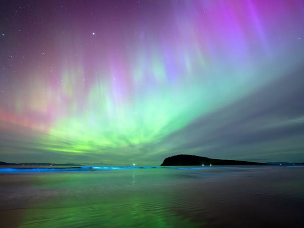 incredible views of Aurora Australis