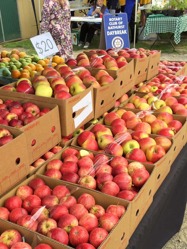 Fruit stand at Bathurst Markets