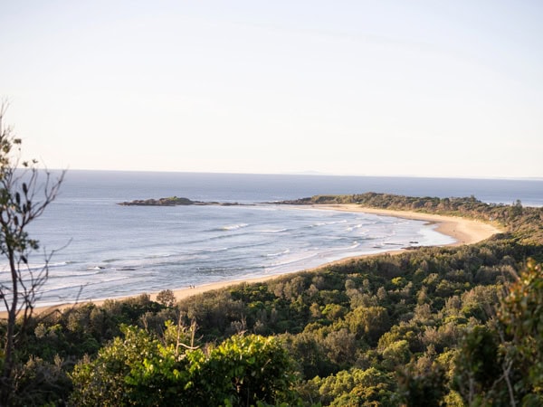 a beach in Sawtell