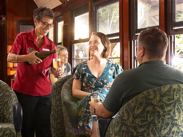 Kuranda Scenic Railway gold class customer service