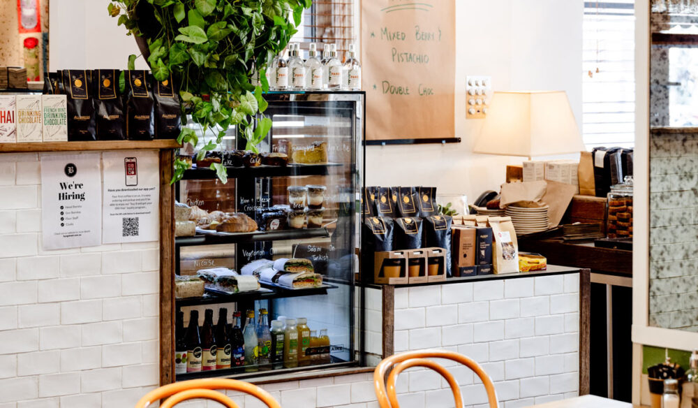 the cafe interior of Byng Street Local Store in Orange