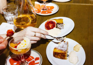 plates of food on the table at Studio Amaro