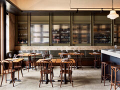 the Italian wine bar and restaurant at Figlia, Melbourne