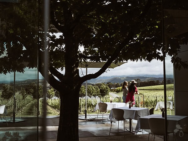 Oakridge view out to the terrace