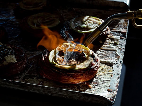 firing up at Peach & Wolf Bakery