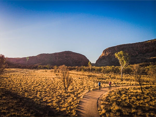 Mountain biking in the Red Centre