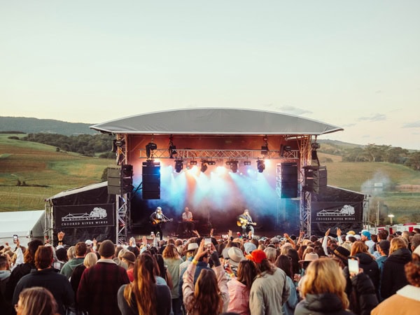 Winter Wine Festival at Crooked River Estate in Gerringong, NSW