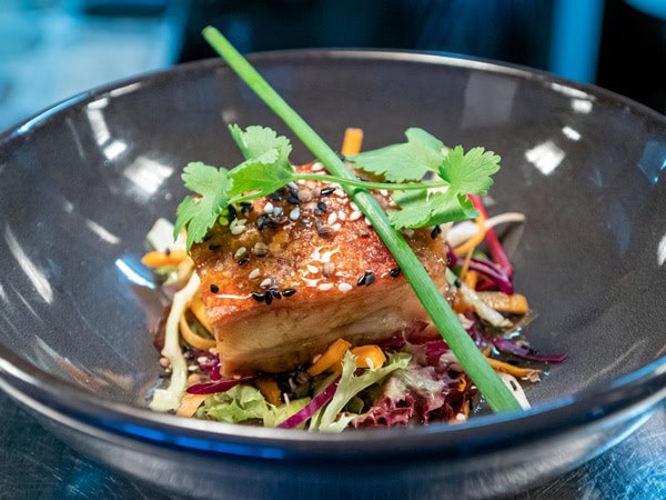 a close-up of a dish at Donovan’s Surf Club Restaurant and Bar