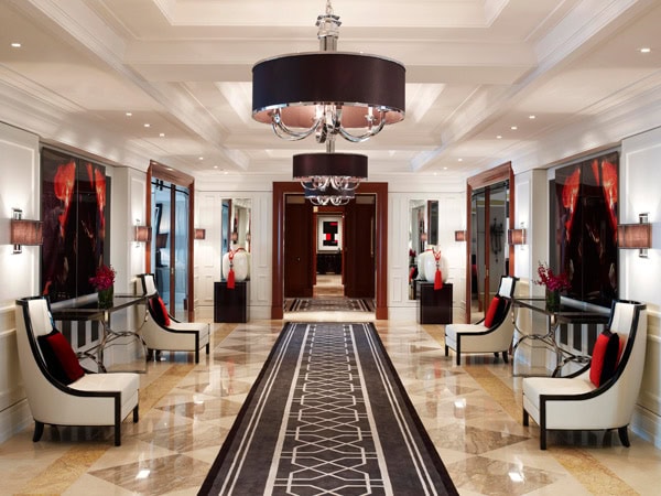 the elegant interior of Presidential Villa; Crown Towers Melbourne