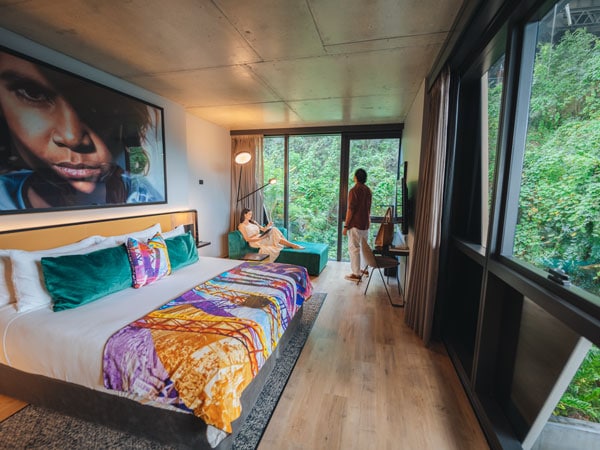 Inside the rooms at Crystalbrook Vincent. 