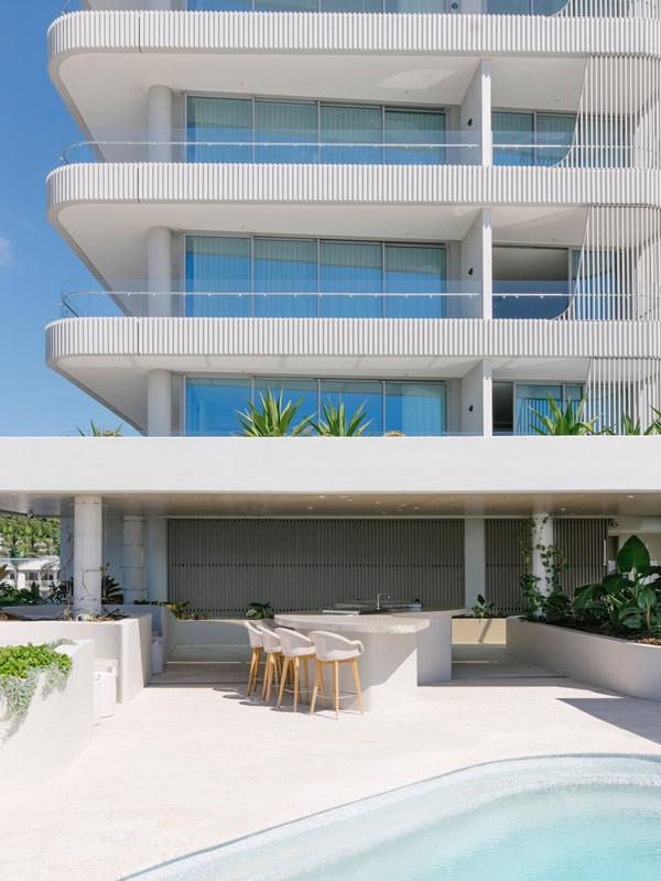 the building exterior of Kirra Point