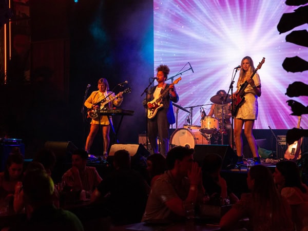 A concert at Felons Barrel Hall