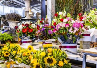 Fresh flowers at Brisbane Flower Market