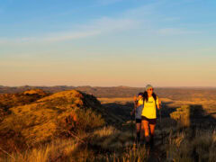 Women hiking Larapinta Trail